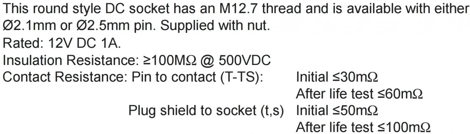 מחברים DC מבודדים לפנל CLIFF 2.1MM 2.5MM FC681473 FC681474